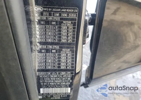 2019 Land Rover Discovery Sport Hse z USA, uszkodzony, nr VIN SALCR2FX2KH786576